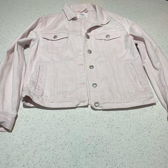 Zara Other - Pink Jean jacket